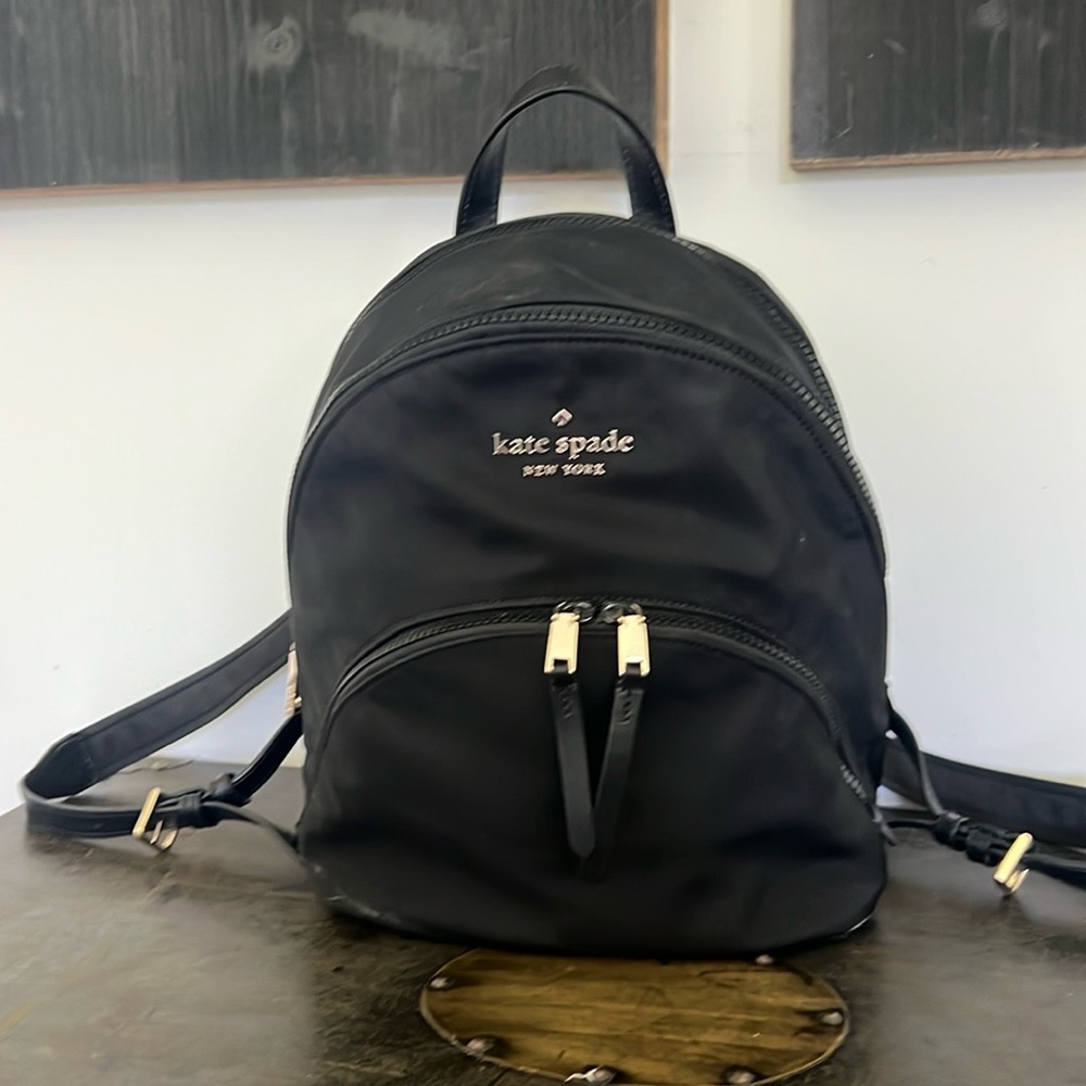 Kate Spade Karissa Nylon Backpack Medium - Black.